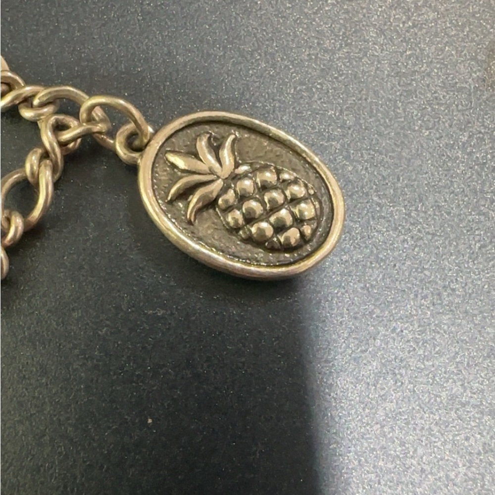 Retired Hospitality pineapple silver charm OBO